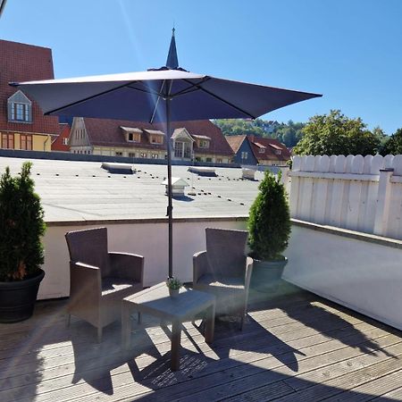Ferienwohnung Zum Marktplatz Wernigerode Bagian luar foto