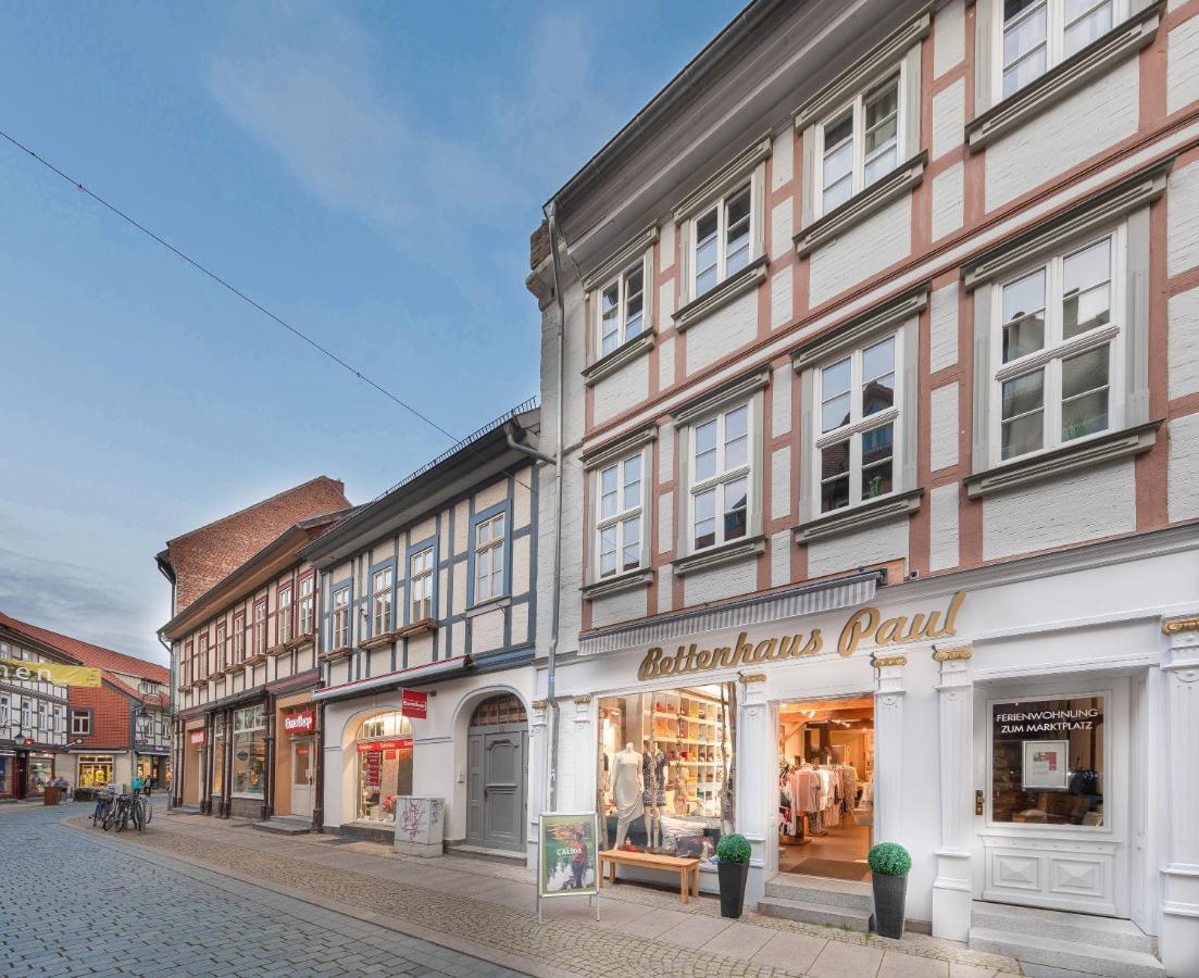 Ferienwohnung Zum Marktplatz Wernigerode Bagian luar foto