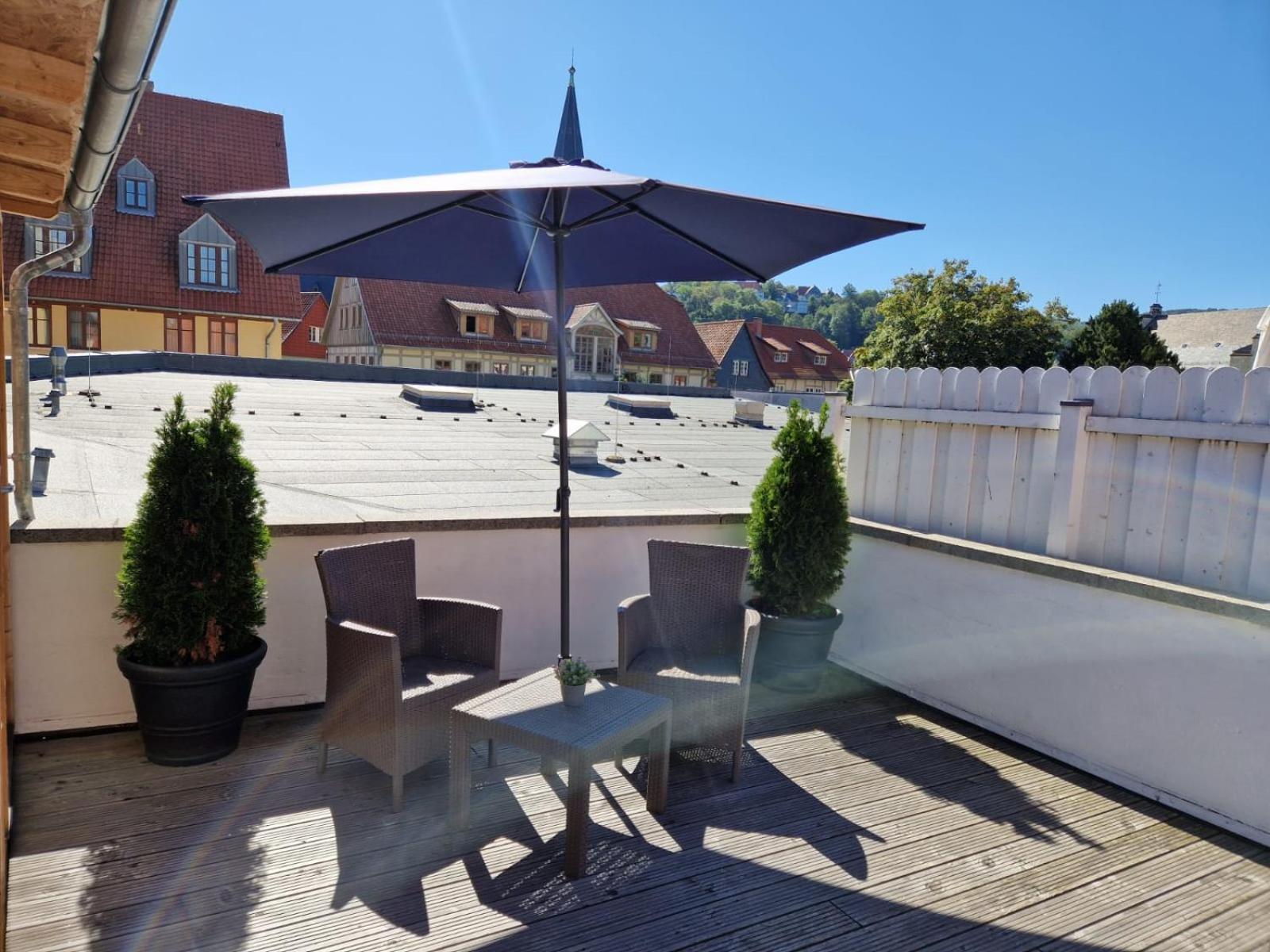 Ferienwohnung Zum Marktplatz Wernigerode Bagian luar foto